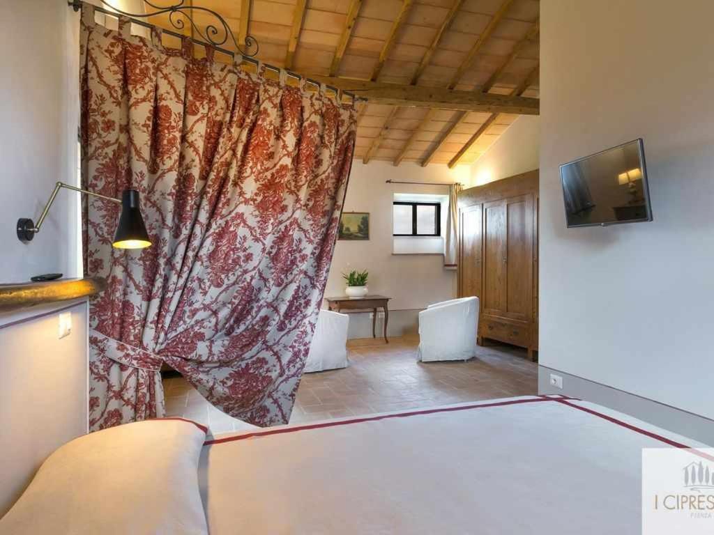 Villa I Cipressini Piscina Riscaldata Spa Toscana ピエンツァ エクステリア 写真